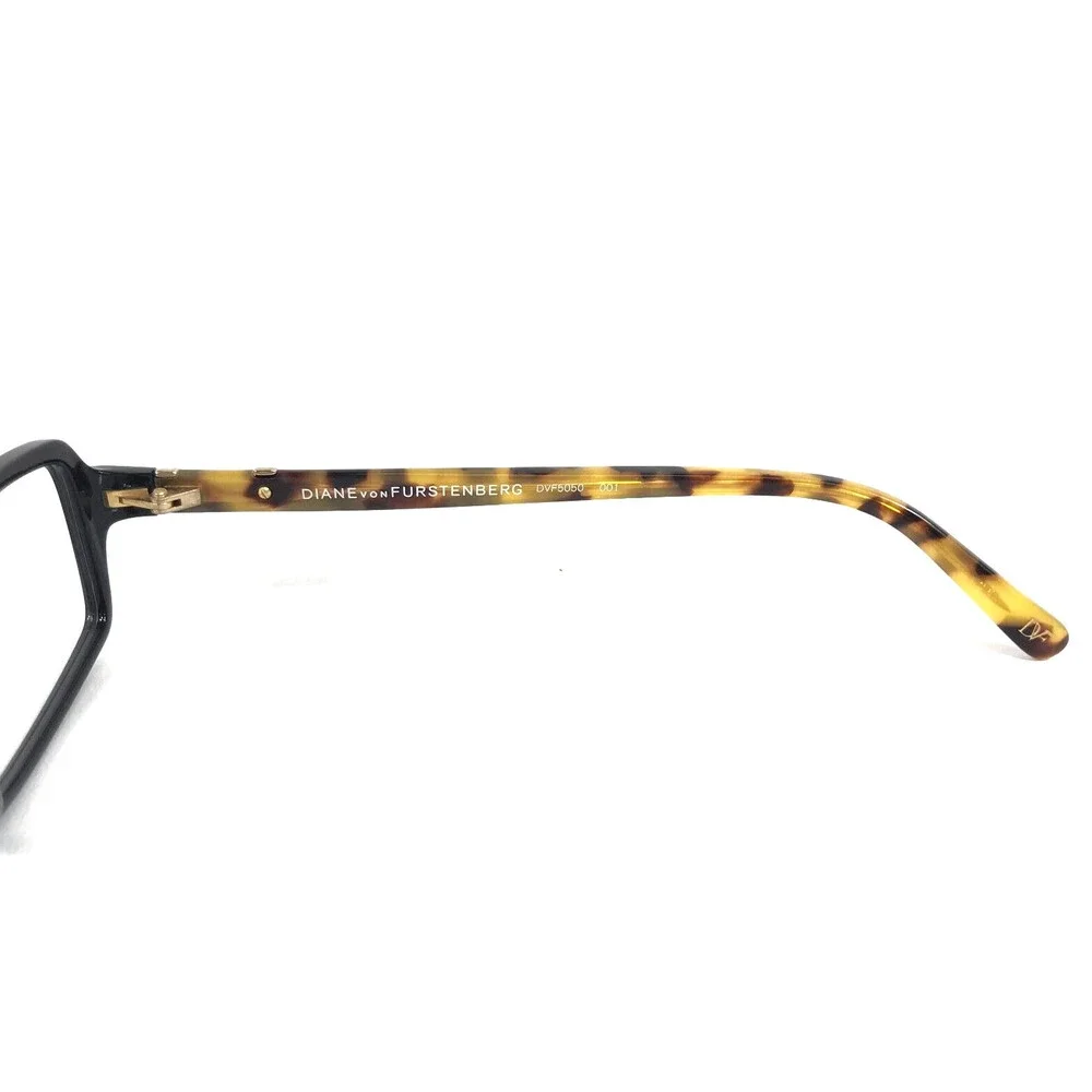 Diane Von Furstenberg Eyeglasses Frames DVF5050 001 Black Tortoise 53-15-135